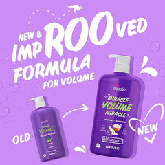 Aussie Miracle Volume Conditioner, Paraben-Free, Volumizing, 30.4 oz, 4-pack